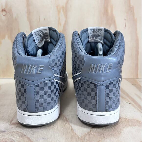 Nike - Vandal High Checked Checkerboard - Sneakers - Gray - Men's - 10 - Picture 6 of 11